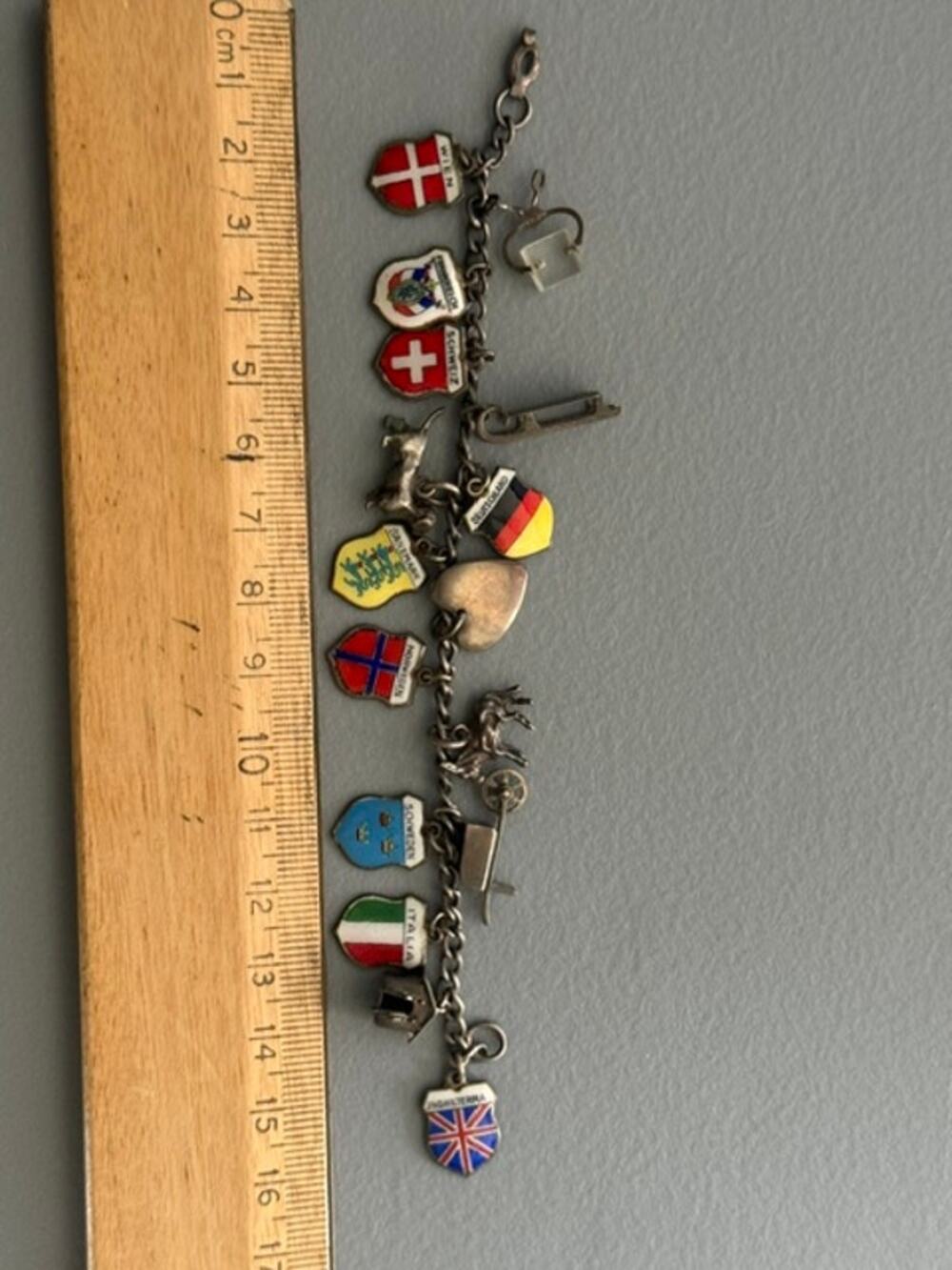 VINTAGE TRAVEL CHARM BRACELET